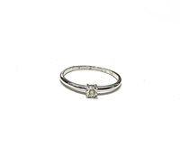 Anello Ray Milano Donna in Oro bianco Diamante 0.02 Ct 4985/2 - 4985/2